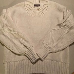 Everlane Women's Cream Crew Neck Sweater
